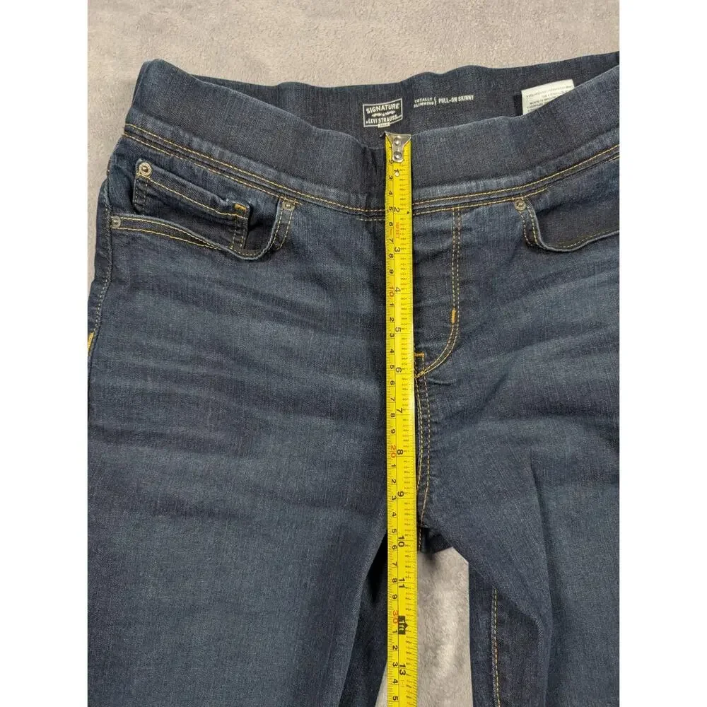 Levis Totally Slimming Pull On Skinny Jeans Womens Size 10 30 Waist Stretch